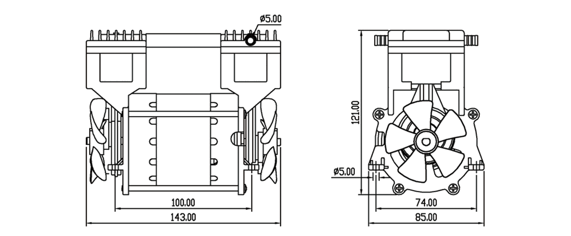 HP-200C活塞真空泵